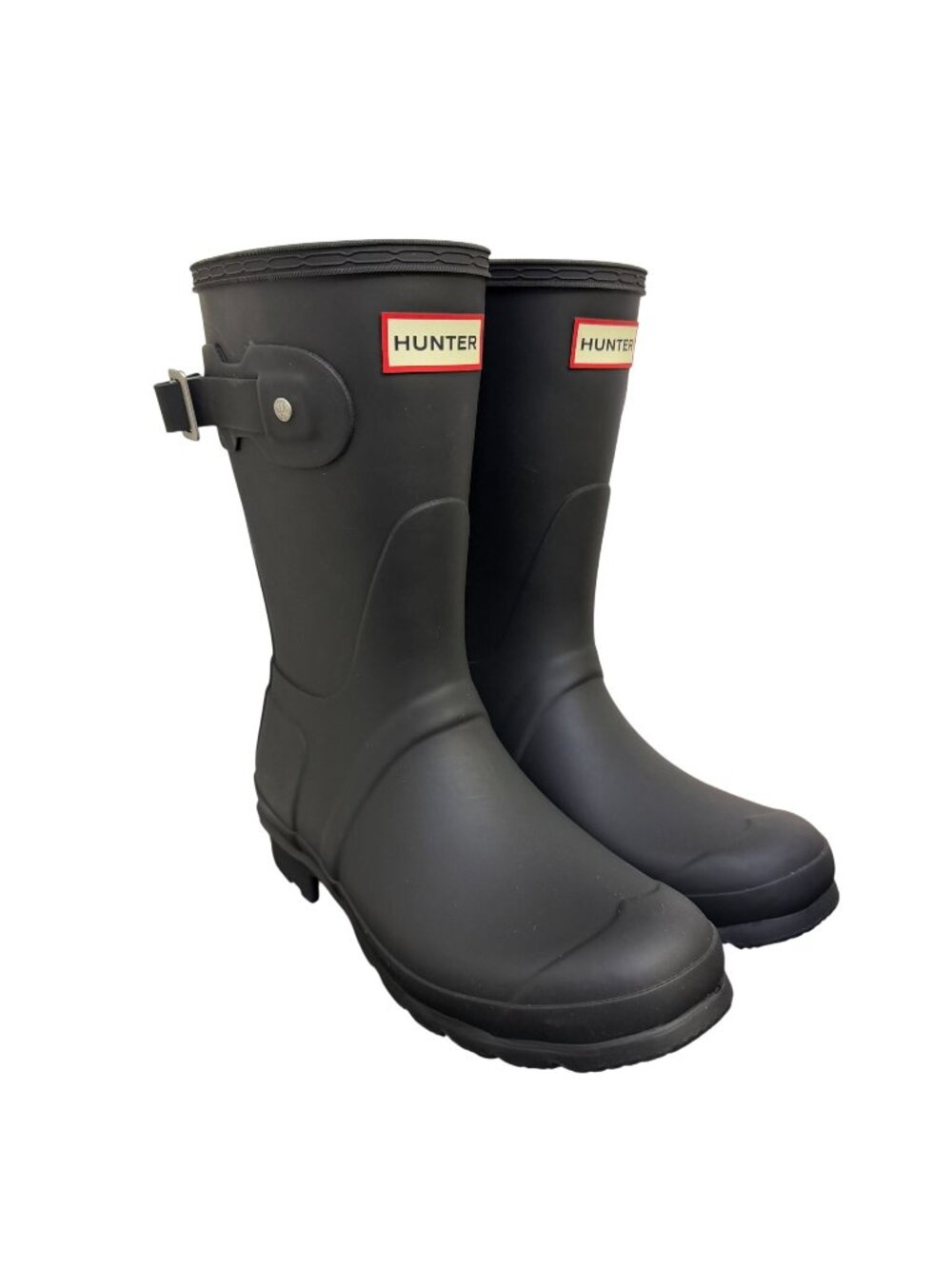 Hunter Original Short Black Rain Boots Size 6